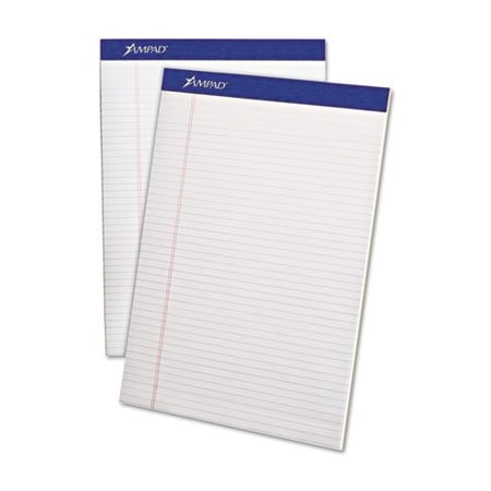 Tops Products PAD, NR RULD, PERF, LTR, WHT Quality paper stock. Securely bound header strip. Left margin line. 20322